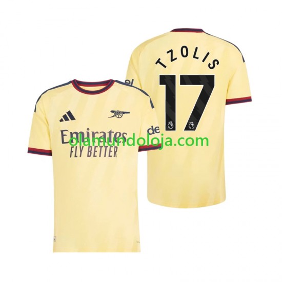 Camisola Arsenal Christos Tzolis 17 Homem Equipamento Terceiro 2026-2027 Manga Curta